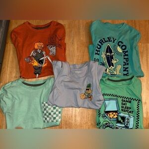 Boys 8 medium Tshirt tops tank top bundle
 Hurley old navy